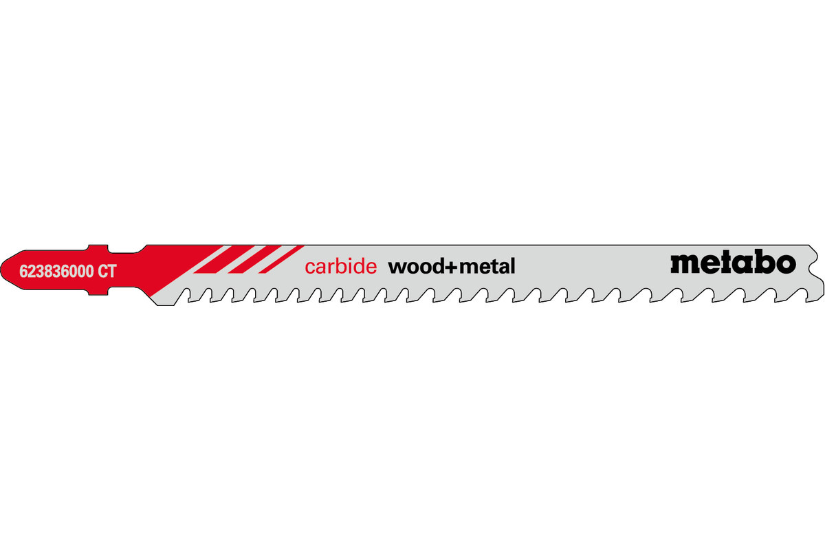 3 пилкових полотна для лобзиків «carbide wood + metal», 108/3,5-5 мм (623836000)