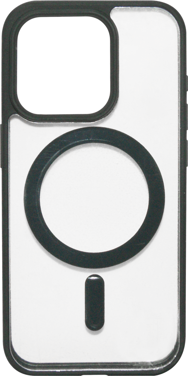 Накладка iPhone 15 Pro black Frosted Acrylic MagSafe