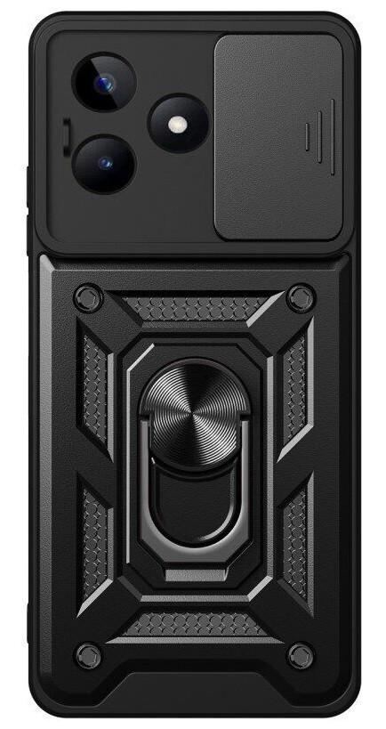 Накладка Realme C53 black Camshield Honor New