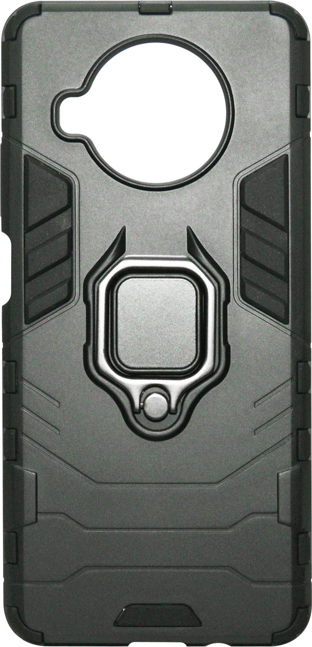 Накладка Xiaomi Mi 10T Lite black Magnetic Armor Ring Honor