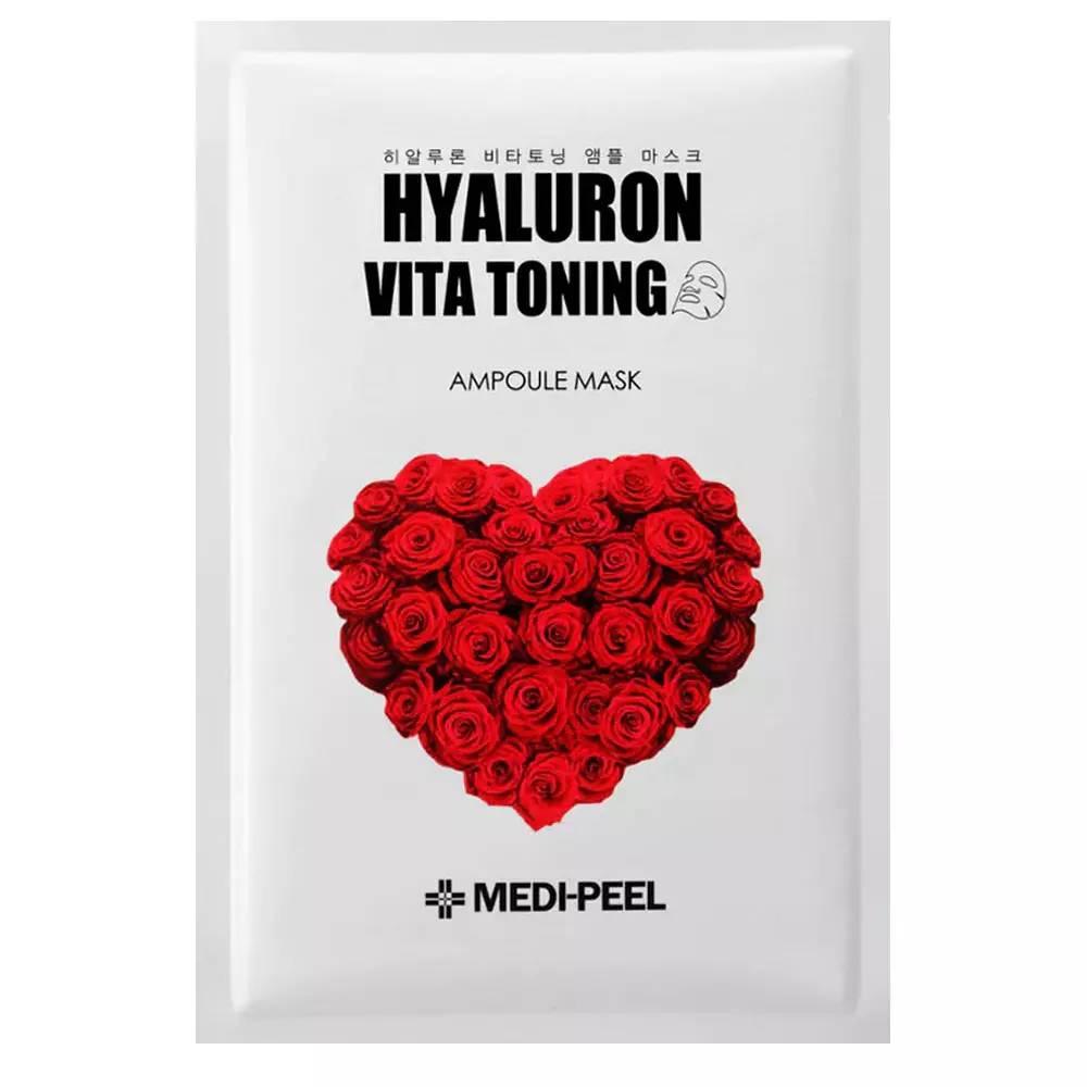 Маска тканинна з гіалуроновою кислотою Medi-Peel Hyaluron 100 Vita Toning Ampoule Mask 1 шт