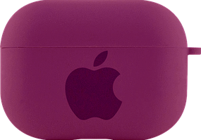 Чохол AirPods 3 Silicone Case marsala + карабін