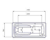 Акрилова ванна Redokss San PESCARA 1700х700, фото 6