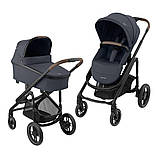 Коляска універсальна 2в1 Maxi-Cosi Plaza Plus Essential Graphite Темно-сіра, фото 2