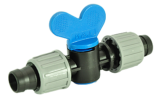 Кран з'єднувальний (ремонтний) Eco Irtech для крапельної стрічки