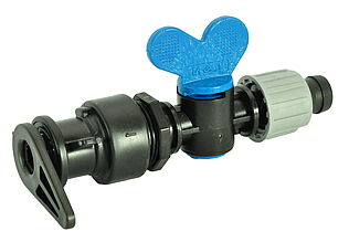 Кран стартовий Eco Irtech для крапельної стрічки під рукав LFT