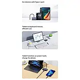 USB-хаб USAMS US-SJ627 Dark Gray 4in1 (SJ627HUB01), фото 8