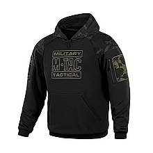 M-Tac кофта Hoodie Combat Black Multicam XS