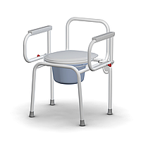 Стілець туалетний з підлокітниками нерегульований СТп ТМ Омега