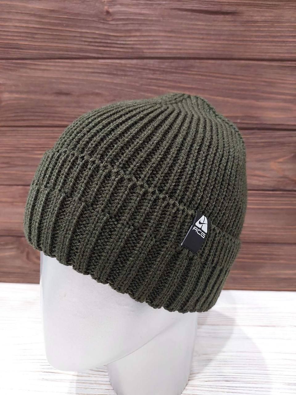 Шапка чоловіча ACG на флісі (Розмір універсальний), хакі