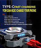 Ліхтар багатофункціональний з функцією Powerbank (5000mAh, 2700-8000K, 1500LM, USB-C, Red LED, Магніт), фото 5