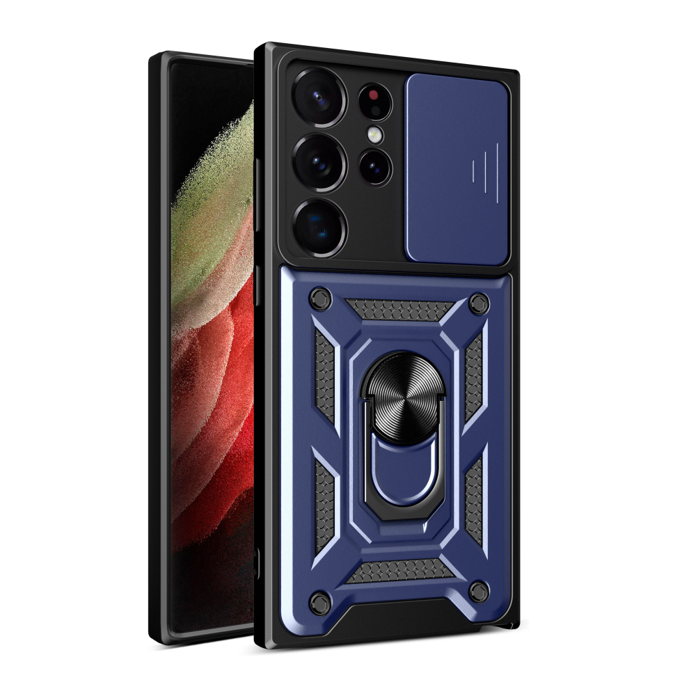 Чохол Armor Guard Shield для Samsung S23 Ultra 5G (S918) Dark Blue, фото 1