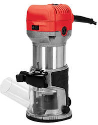 Фрезер ручний за крайкою ламінатів мережевий YATO: 710 Вт, цанга Ø = 6, 8 мм, хід — 20 мм, нахил — 45°