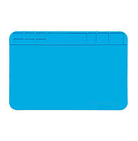 Паяльний термостійкий силіконовий килимок LF-509 blue