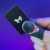 Ігрові напальчники MIX P1 (1 пара 2 шт) для ігор на телефоні смартфоні планшеті срібне волокно pubg + бокс, фото 9