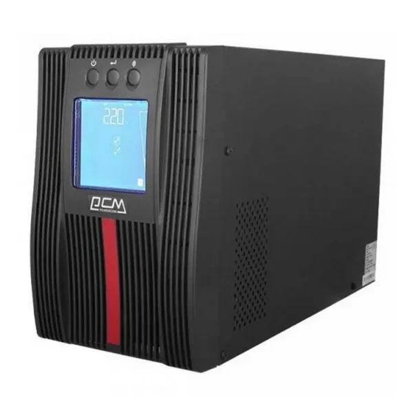 Джерело безперебійного живлення PowerCom MAC-1K Black IEC LCD