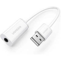 Оригінал! Звукова плата Ugreen US206 white (30712) - Вища Якість!