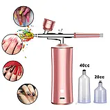 Новинка!Аерограф для розпису нігтів на акуммуляторі, зарядка від USB, фото 7