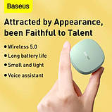 Bluetooth навушники Baseus Encok TWS WM01 Green, фото 8