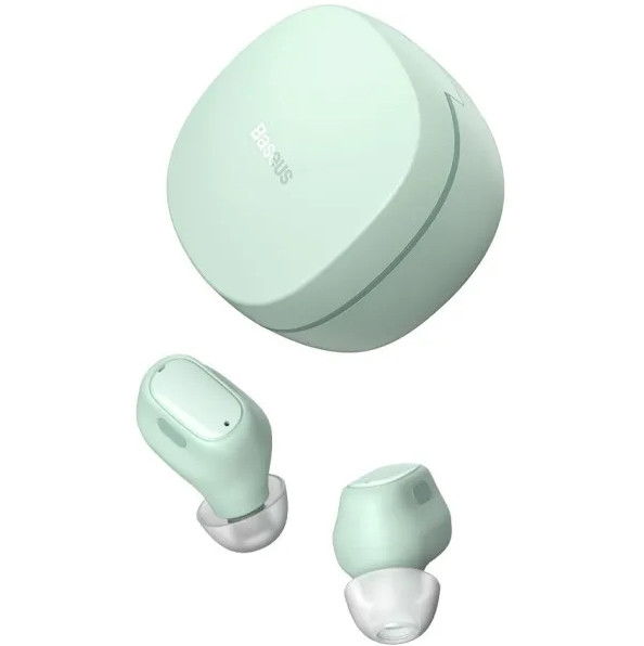 Bluetooth навушники Baseus Encok TWS WM01 Green, фото 1
