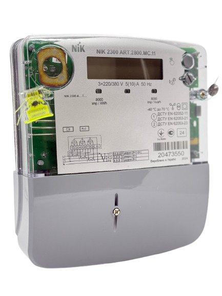Лічильник електроенергії NІК 2300 ART.2800.MC.11 (однотарифний)