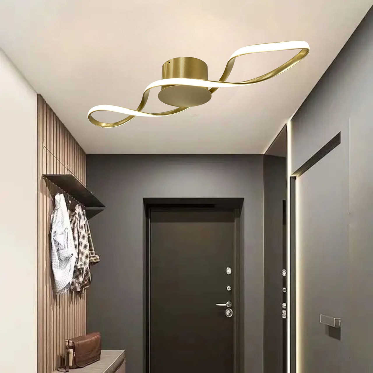 Підвісна LED-люстра Art MX240513/80GD, фото 1