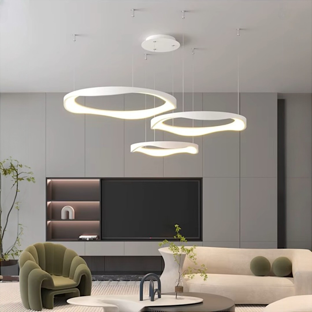 Підвісна LED-люстра Art 2460/420+520+620WH, фото 1