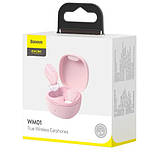 Bluetooth навушники Baseus Encok TWS WM01 Pink, фото 9