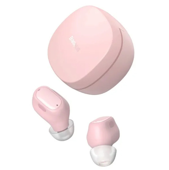 Bluetooth навушники Baseus Encok TWS WM01 Pink