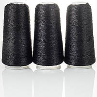 LUREX MICROPAETTE (Люрекс мікропаєтка) № 45 чорний + паєтка в тон (Пряжа нитки для в'язання)
