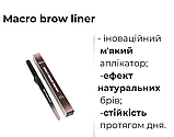 Маркер для брів Bless Beauty Micro Brow Liner No 01 Brunette, 0.5 ml, фото 6