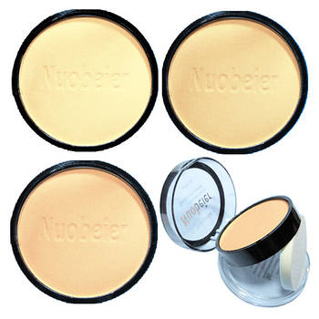 Пудра для Обличчя "NUOBEIER" Matte, З вітамінами Е та А, SPF 20. Код 1144.