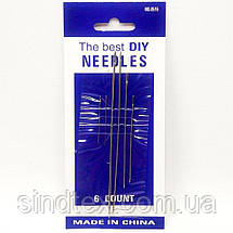 0516 Набір циганських голок для шиття NEEDLES - 6шт, фото 2