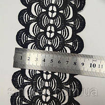 Мереживо макраме Sindtex 9см (20 м) Колір - Чорний (30-Y11561-1), фото 4