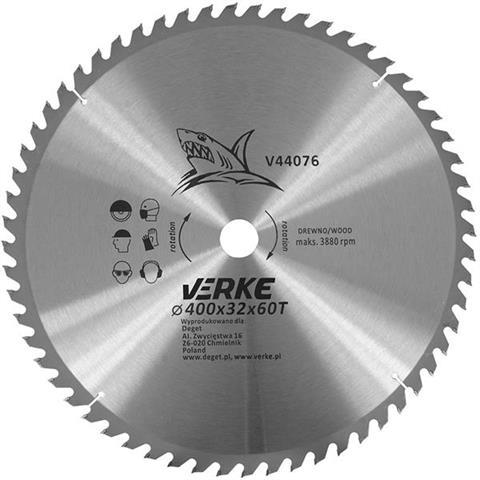 Диск для циркулярної пилки Verke V44076 твердосплавний пильний диск