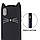Силіконовий чохол для iPhone XR - 3D Cat (Кіт з вусами), Чорний, фото 4