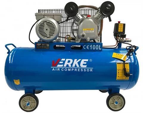 Двоциліндровий компресор Verke V81114 компресор 8 бар, фото 1