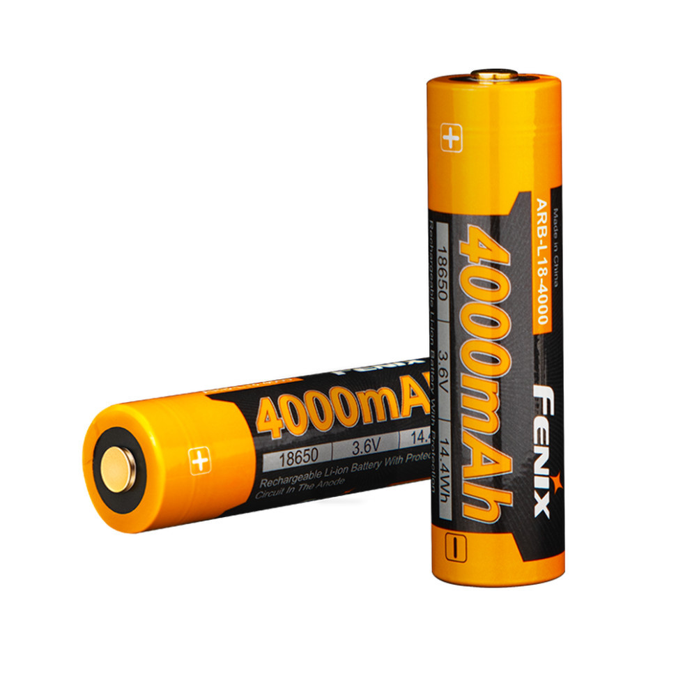 Акумулятор Fenix 4000mAh 18650 3.6V (Чорно-жовтий)