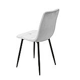 Стілець NEO чорний каркас/світло-сірий, фото 2