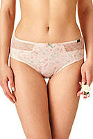 Жіночі трусики бікіні міді Key 2 шт LPC 670 B22 розмір L колір пудровий