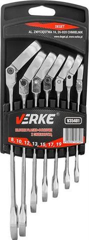 Торцеві ключі з тріскачкою Verke V35401 Ключі з накидною головкою