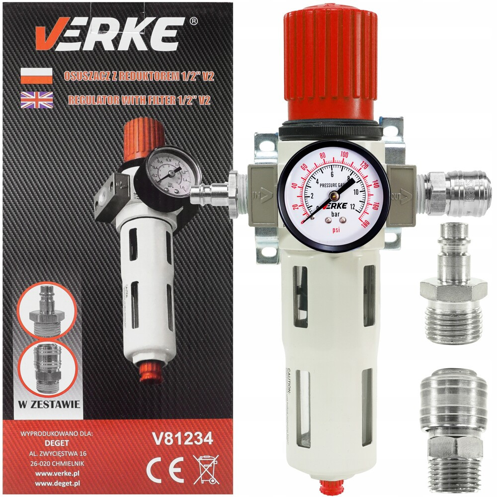 Система осушення повітря Verke V81234 редуктор для осушувача
