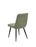 Стілець KIWI чорний каркас/темно-зелений тк., фото 5