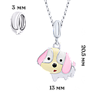 UmaUmi Кулон Щенятко рожеве, фото 3