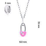 UmaUmi Кулон Шпилька рожева, фото 2