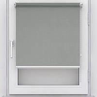 Ролета Besta  Льон Т, відкрита 40 х 185  см Сірий (0815)