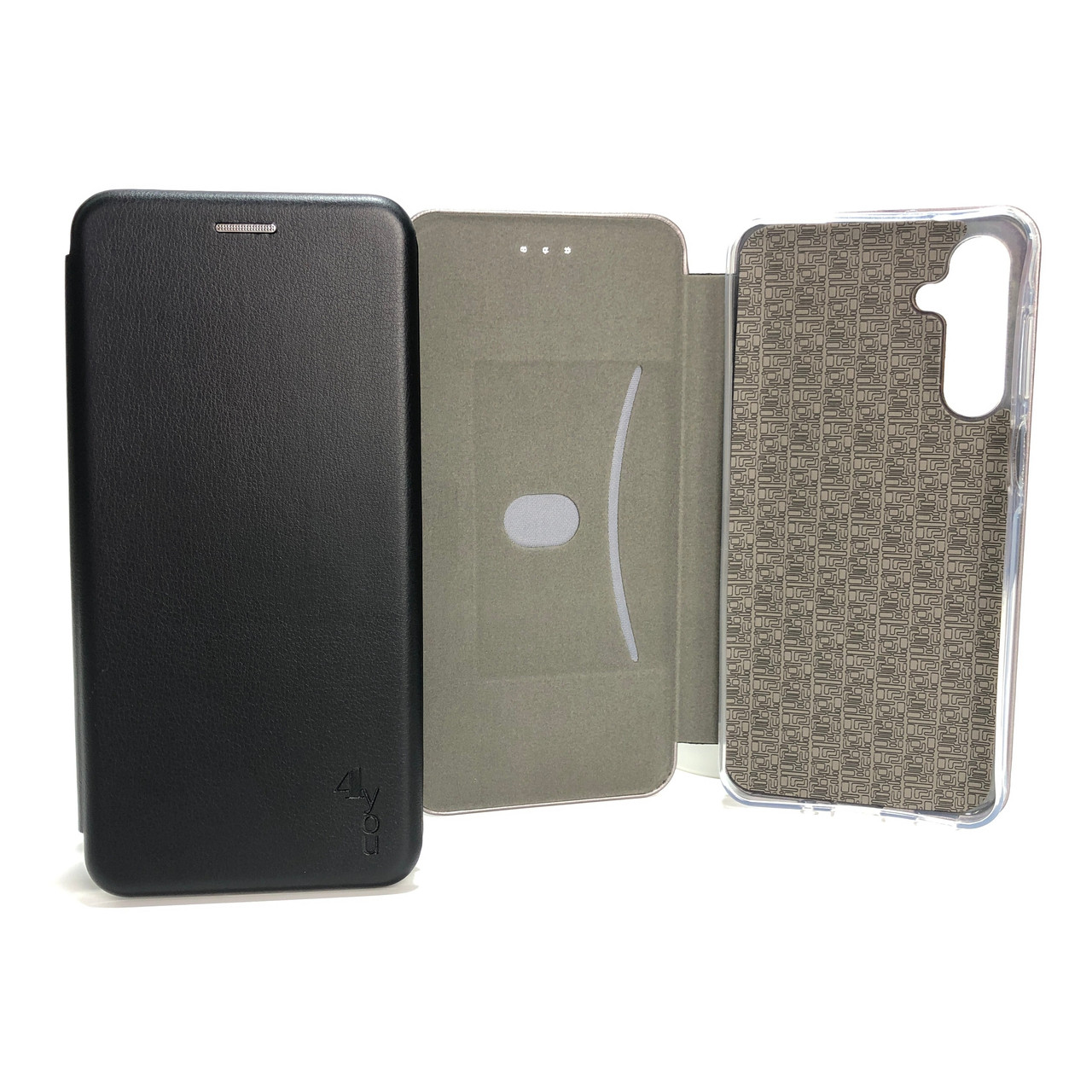 Чохол-книжка для телефону Samsung A16(4G) Original (на магніті, підставка) Black (4you)