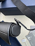 Чоловіча сумка-слінг чорна плечова нагрудна сумка, сідло-якість преміум, фото 2