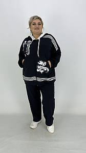 Костюм трикотажний (кофта + штани) з аплікацією "Енерджі "66-68 70-72 74-76