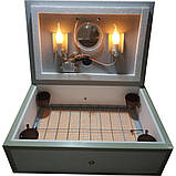 Побутовий інкубатор  з механічним переворотом і цифровим терморегулятором, 70, для господарства, фото 2